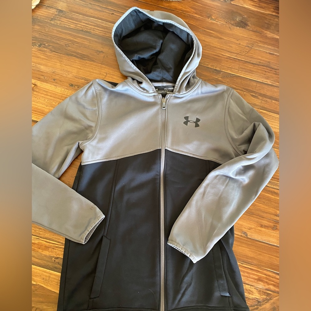 Boys YXL Under Armour Coldgear Storm fleece jacket
